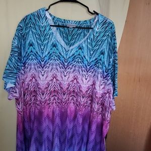 Plus size T-shirt, embellished